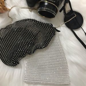 New😷Fashion Mesh Black Rhinestones Mask Covering